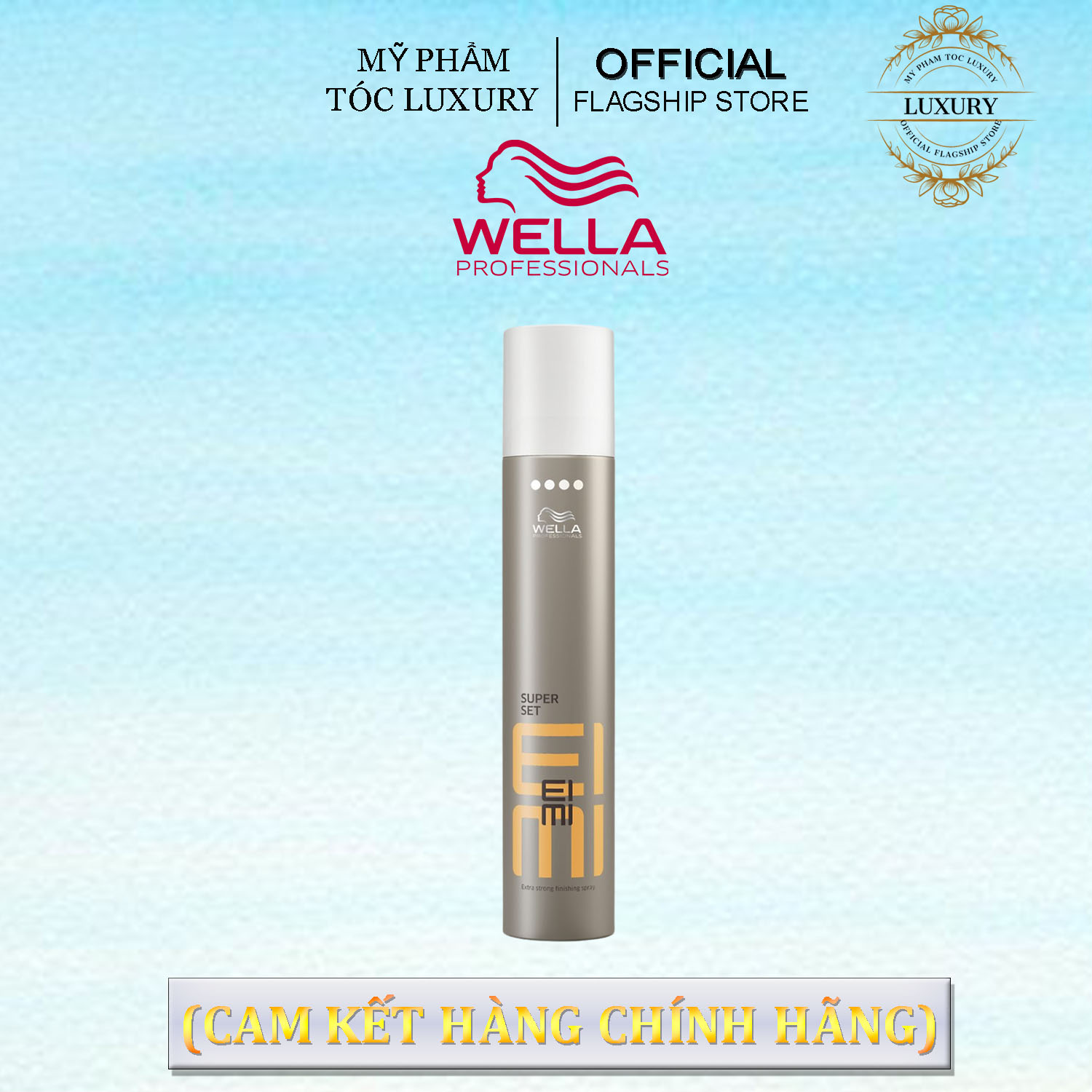 KEO XỊT HOÀN THIỆN ĐỊNH HÌNH TÓC WELLA EIMI SUPER SET 500ML